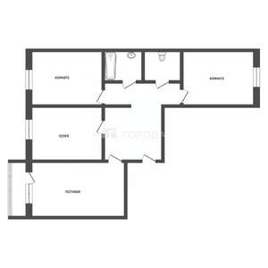 3-к квартира, вторичка, 67м2, 9/10 этаж
