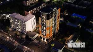 1-к квартира, строящийся дом, 55м2, 18/20 этаж