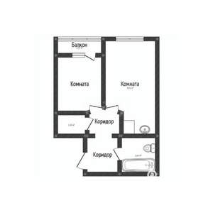 2-к квартира, вторичка, 47м2, 10/16 этаж