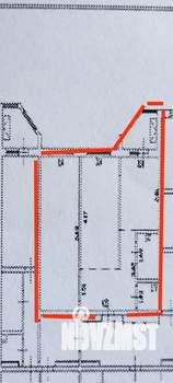 2-к квартира, вторичка, 53м2, 6/17 этаж