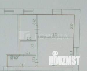 1-к квартира, вторичка, 32м2, 1/3 этаж