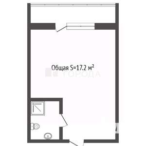 Студия квартира, вторичка, 17м2, 3/10 этаж