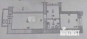 1-к квартира, вторичка, 38м2, 7/16 этаж