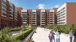 3-к квартира, строящийся дом, 70м2, 2/18 этаж