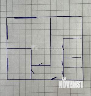 2-к квартира, вторичка, 44м2, 1/2 этаж