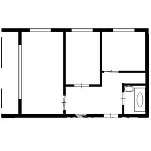 2-к квартира, вторичка, 52м2, 1/9 этаж