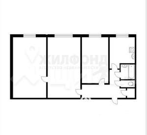 3-к квартира, вторичка, 61м2, 4/9 этаж