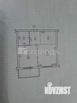2-к квартира, вторичка, 37м2, 16/16 этаж
