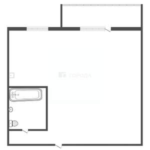 Студия квартира, вторичка, 28м2, 2/5 этаж
