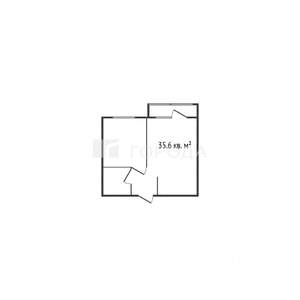1-к квартира, вторичка, 36м2, 2/16 этаж