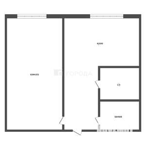 1-к квартира, вторичка, 36м2, 6/9 этаж