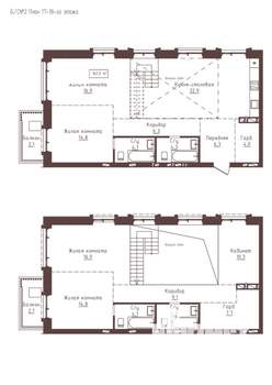 5-к квартира, строящийся дом, 161м2, 18/23 этаж
