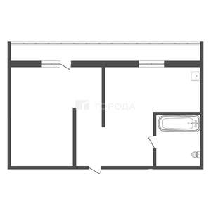 1-к квартира, вторичка, 24м2, 4/5 этаж