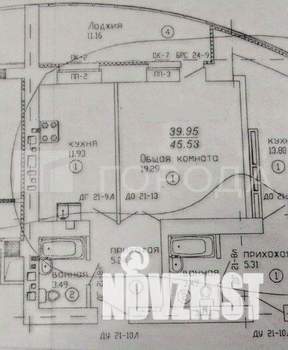 1-к квартира, вторичка, 42м2, 15/16 этаж