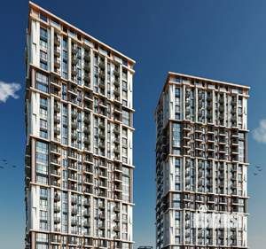 2-к квартира, строящийся дом, 46м2, 4/23 этаж
