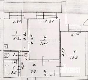 2-к квартира, вторичка, 48м2, 9/10 этаж