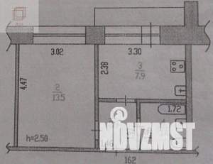 1-к квартира, вторичка, 30м2, 3/8 этаж