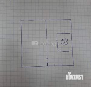 1-к квартира, вторичка, 31м2, 1/5 этаж