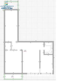 3-к квартира, вторичка, 60м2, 8/9 этаж