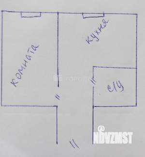 1-к квартира, вторичка, 30м2, 2/9 этаж