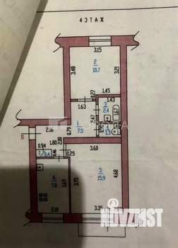 2-к квартира, вторичка, 46м2, 4/5 этаж