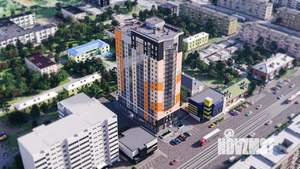 2-к квартира, строящийся дом, 55м2, 17/20 этаж