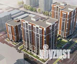 3-к квартира, строящийся дом, 61м2, 10/16 этаж