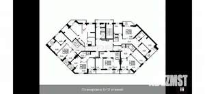 3-к квартира, вторичка, 92м2, 6/12 этаж