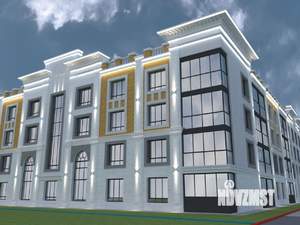 3-к квартира, строящийся дом, 87м2, 2/4 этаж