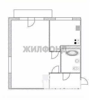 1-к квартира, вторичка, 30м2, 2/3 этаж
