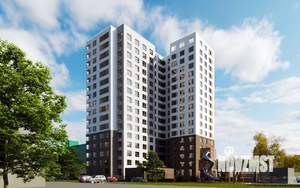 1-к квартира, строящийся дом, 41м2, 7/16 этаж