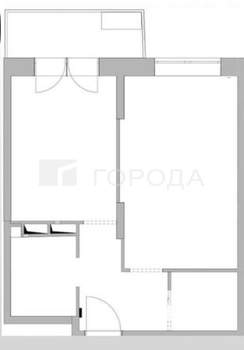 2-к квартира, вторичка, 58м2, 2/10 этаж