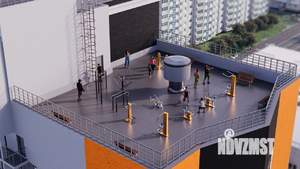 2-к квартира, строящийся дом, 55м2, 18/20 этаж