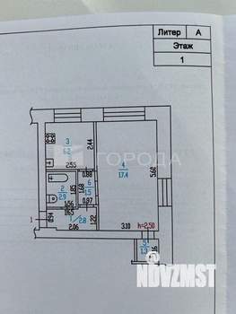 1-к квартира, вторичка, 32м2, 1/5 этаж