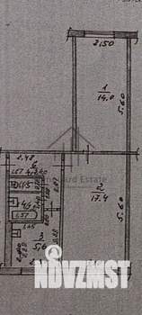 2-к квартира, вторичка, 44м2, 1/5 этаж