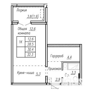 Фото квартиры на продажу (1)