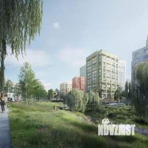 2-к квартира, строящийся дом, 49м2, 18/23 этаж