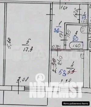 1-к квартира, вторичка, 30м2, 5/9 этаж