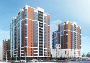 3-к квартира, строящийся дом, 61м2, 13/16 этаж