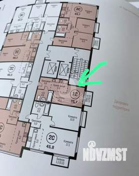 Студия квартира, вторичка, 26м2, 12/15 этаж