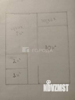 1-к квартира, вторичка, 44м2, 1/16 этаж