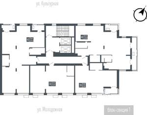 4-к квартира, строящийся дом, 129м2, 4/15 этаж