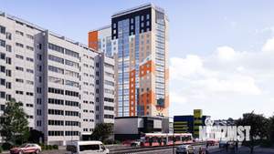 2-к квартира, строящийся дом, 72м2, 17/20 этаж