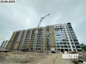 2-к квартира, строящийся дом, 43м2, 9/11 этаж