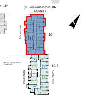 3-к квартира, вторичка, 50м2, 9/16 этаж