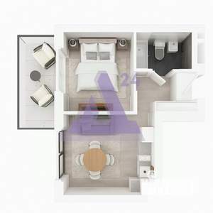 1-к квартира, вторичка, 29м2, 3/9 этаж