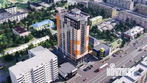 2-к квартира, строящийся дом, 55м2, 18/20 этаж