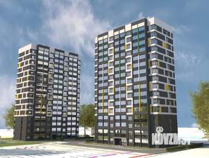 1-к квартира, строящийся дом, 46м2, 9/22 этаж