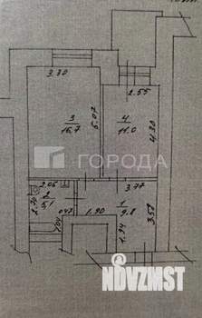 1-к квартира, вторичка, 43м2, 10/16 этаж