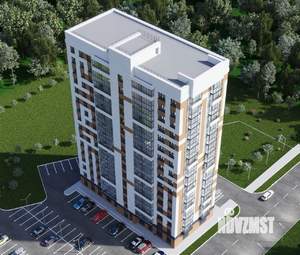 3-к квартира, строящийся дом, 53м2, 14/16 этаж